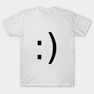 Sideways Smiley T-Shirt